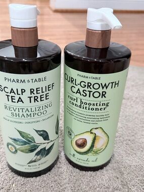 A Set of Pharm to Table Shampoo and Conditioner